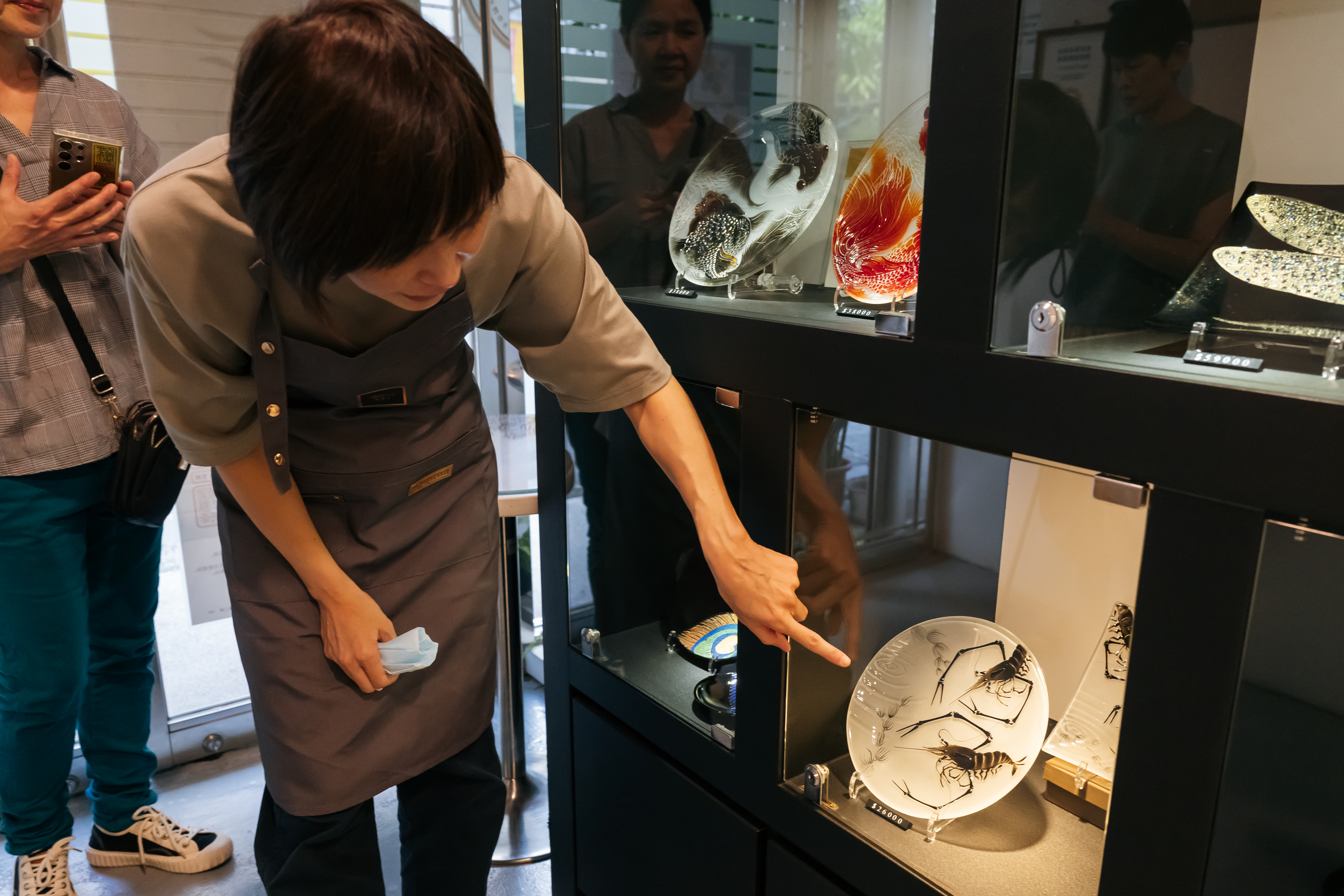 圖2.郁婷最喜歡的作品之一《墨蝦》