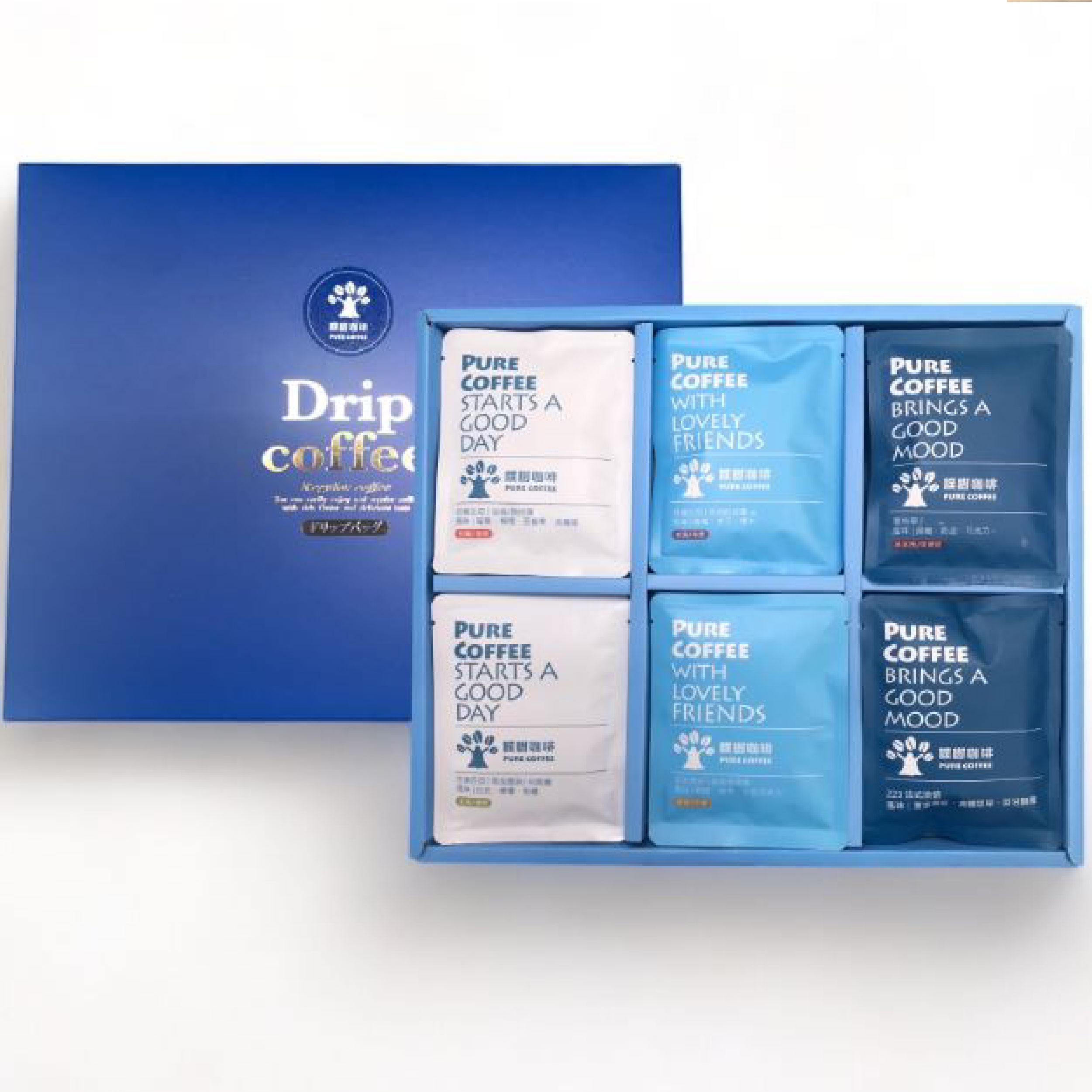 樸樹咖啡捷運古亭店 樸樹6格式掛耳包咖啡禮盒(36入)