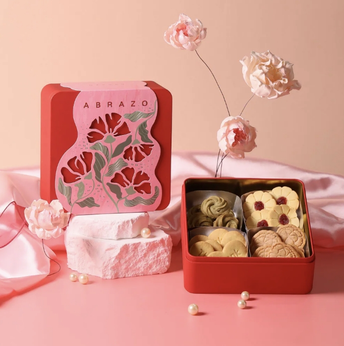 捷運南港展覽館庇護工場 愛不囉嗦｜花漾祝福手工餅乾禮盒