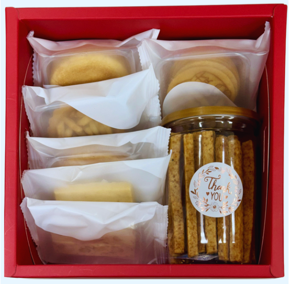 紅蓬舟禮盒-6入+1罐